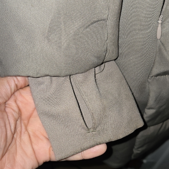 Michael Kors Khaki Puffer Coat with Fur Hood - Picture 9 of 15